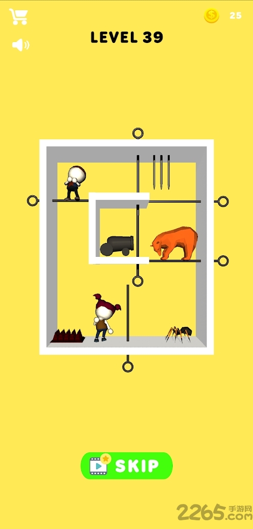 别针机关盒游戏