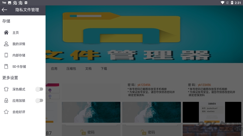 隐私文件管理app