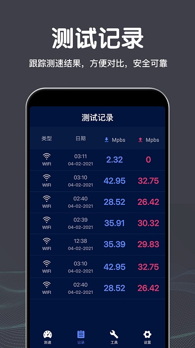 雁门wifi测速app