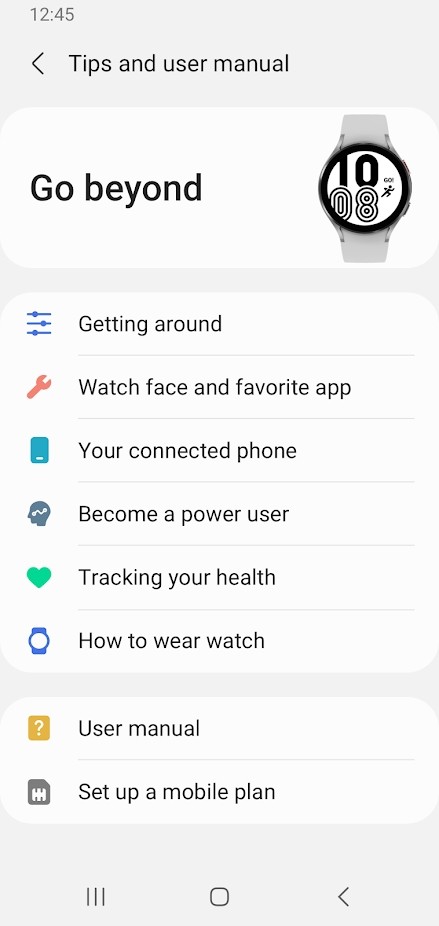 galaxy watch4 manager app