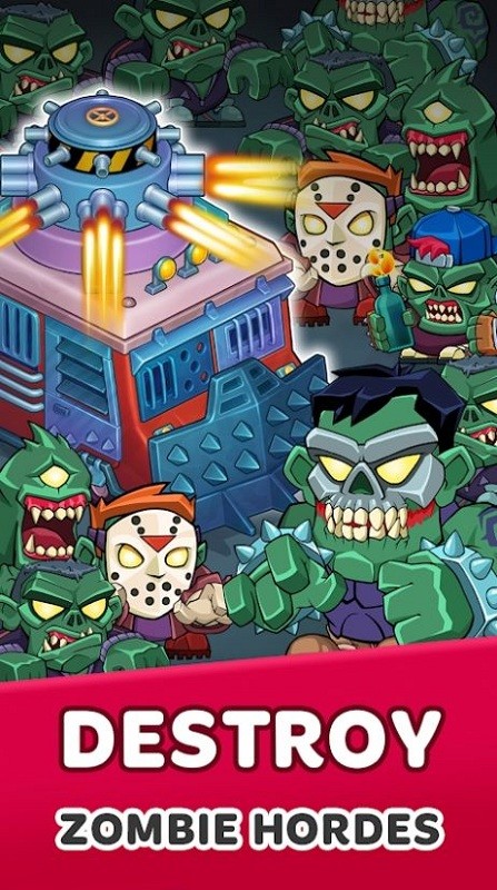 僵尸车闲置的塔防最新版(Zombie Van)