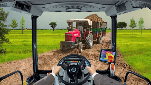 拖拉机手推车越野游戏(tractor trolly offroad)