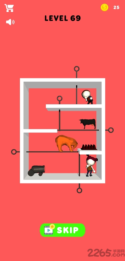 别针机关盒游戏