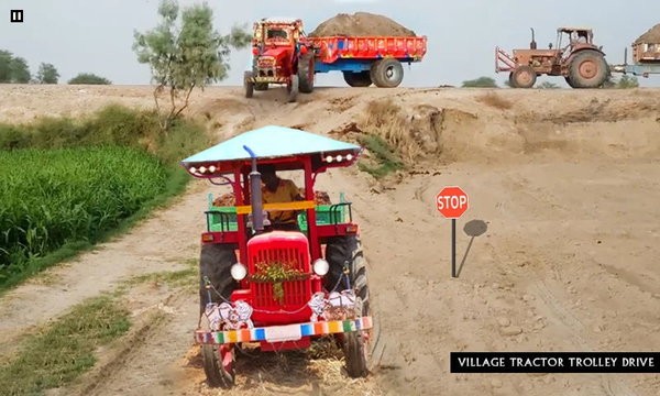 乡村拖拉机播种模拟器手机版(tractor trolley)