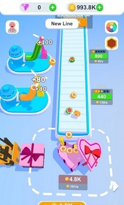 放置糖果工厂游戏(idle candy factory)