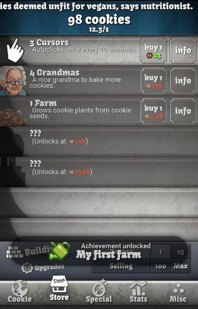 cookie clicker手机版