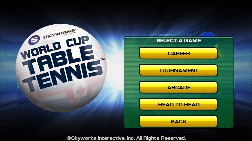 世界乒乓球赛(World Cup Table Tennis)