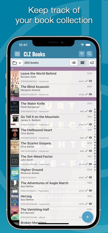 CLZ Books app