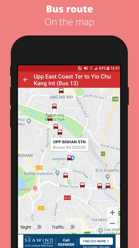 新加坡巴士抵达时间软件(sg bus)