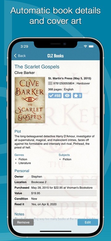 CLZ Books app