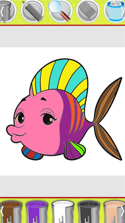 画画板趣涂色游戏
