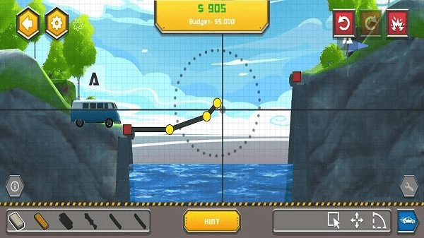 桥梁施工冒险游戏最新版(bridge contructor)