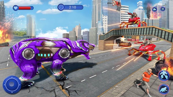 警察野熊机器人模拟器免费版