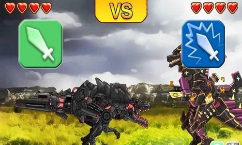 紫色变形组装机器人手游