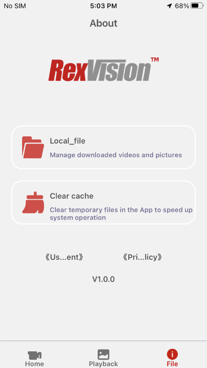 rexvision行车记录app