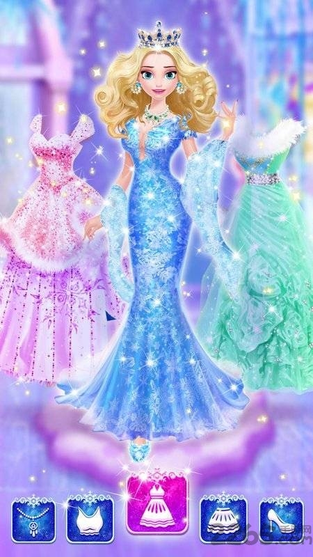 冰雪皇后梦幻化妆游戏