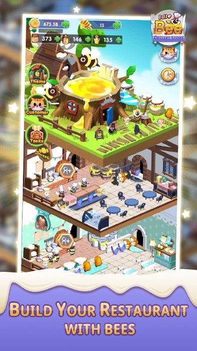 空闲蜜蜂甜点故事游戏(idle bee dessert story)
