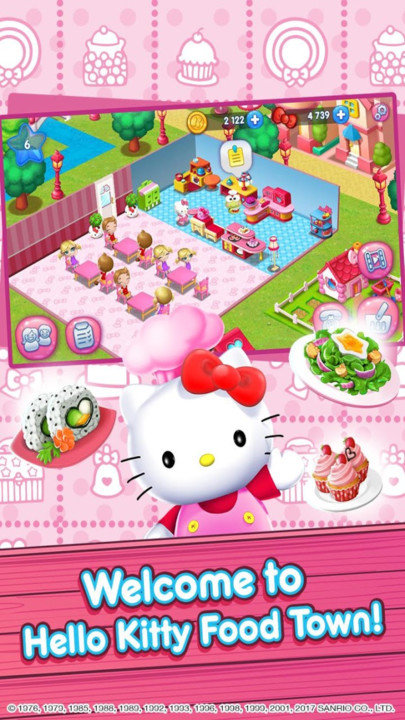 凯蒂猫美食小镇游戏