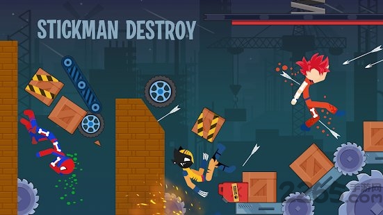 stickman destroy游戏