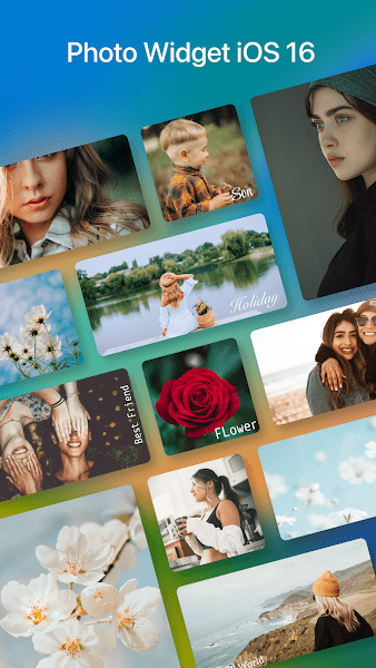 仿苹果ios16照片小组件photo widget apk