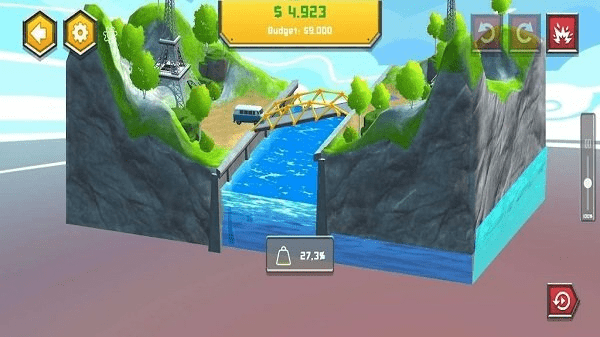 桥梁施工冒险游戏最新版(bridge contructor)