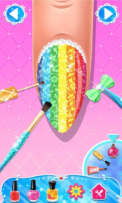 佩皮小镇美甲店游戏