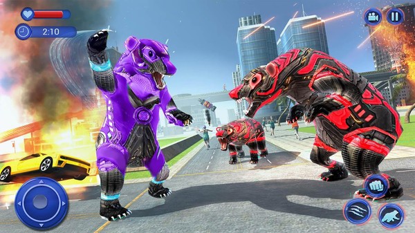 警察野熊机器人模拟器免费版