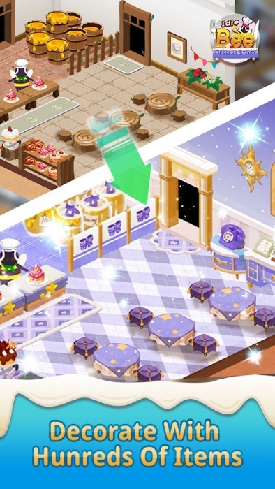空闲蜜蜂甜点故事游戏(idle bee dessert story)