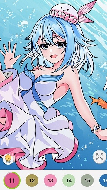 公主梦幻涂色最新版