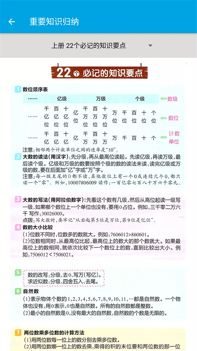 小学数学四年级app