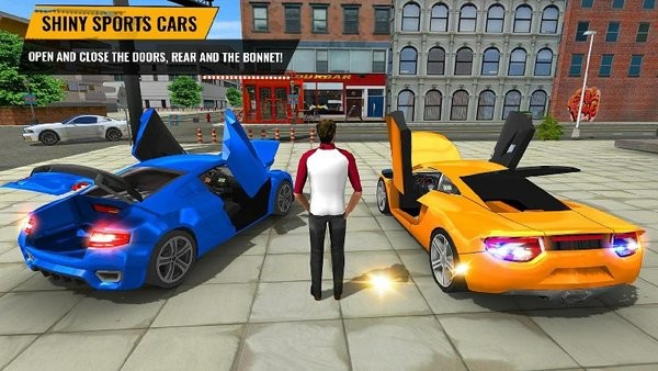 城市汽车赛车模拟器游戏(city car racing simulator)
