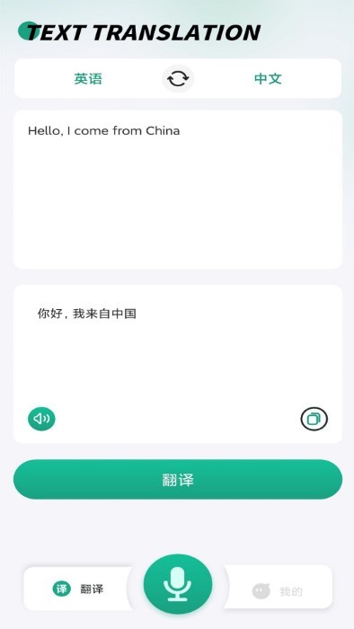 讲话和翻译app