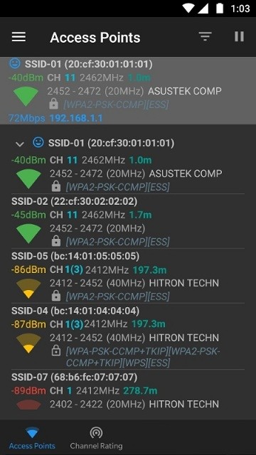 wifianalyzer手机版