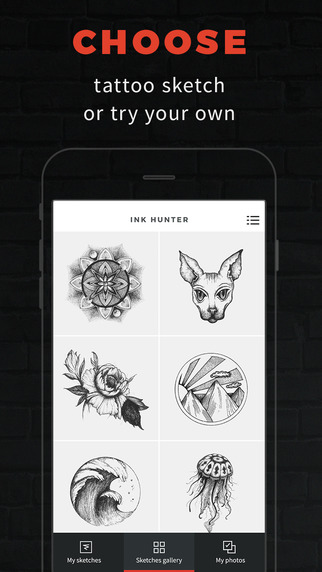 Inkhunter app