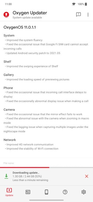 一加系统更新app(Oxygen Updater)