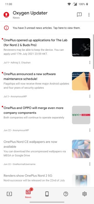 一加系统更新app(Oxygen Updater)