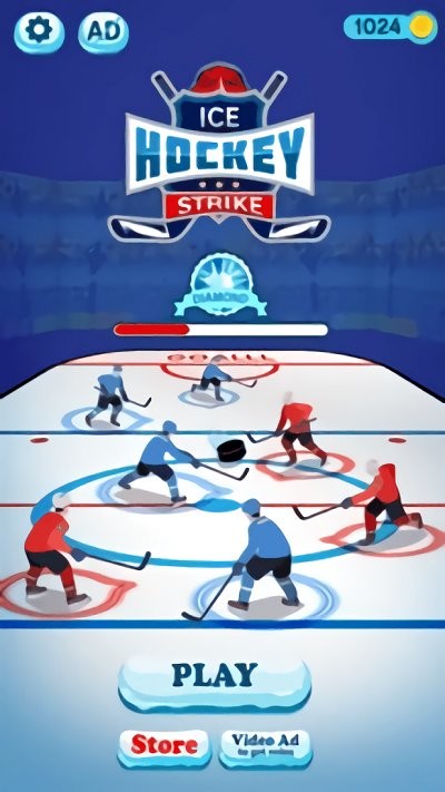冰球打击游戏(ice hockey strike)
