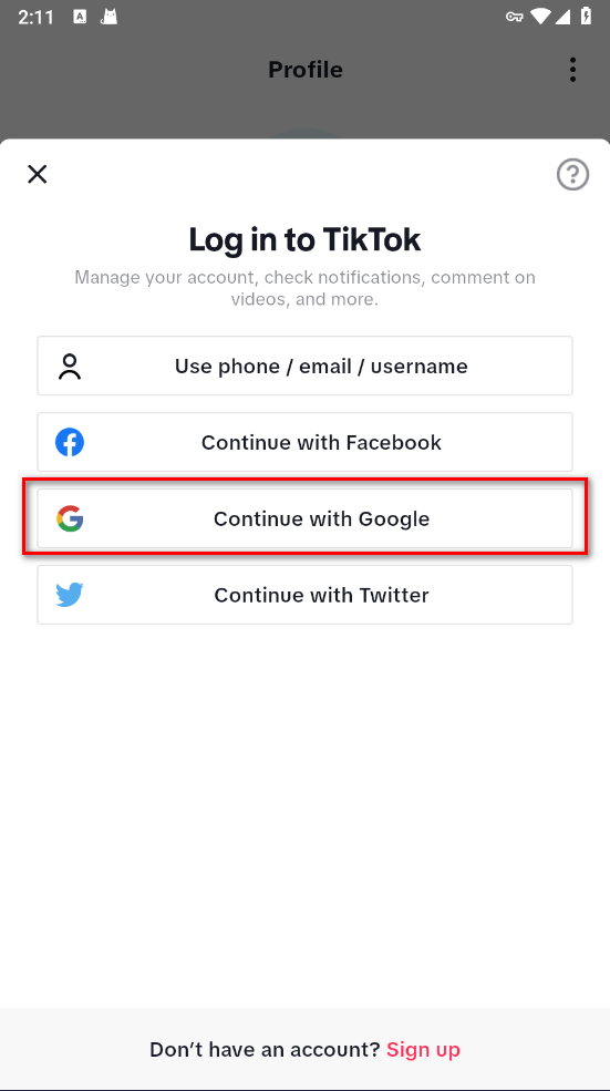 tiktok lite怎么登录