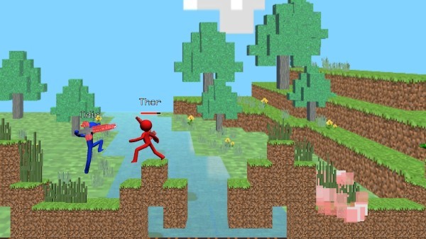 像素世界火柴人战斗免费版(stickman fight)