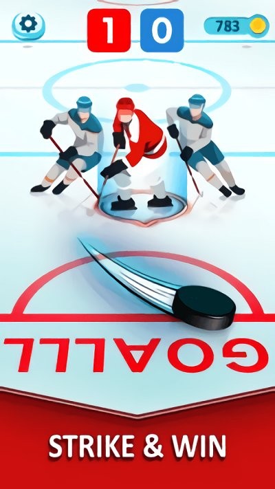 冰球打击游戏(ice hockey strike)
