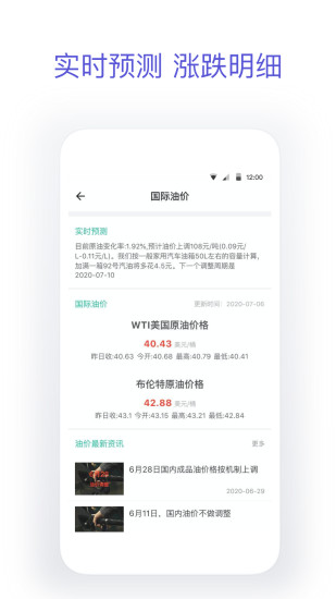 今日油价查询app