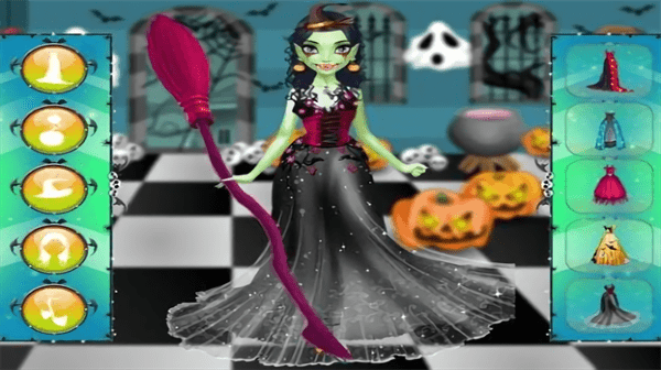 万圣节改头换面游戏(halloween makeover)
