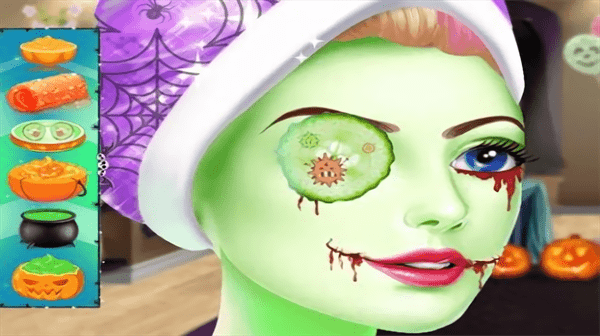 万圣节改头换面游戏(halloween makeover)