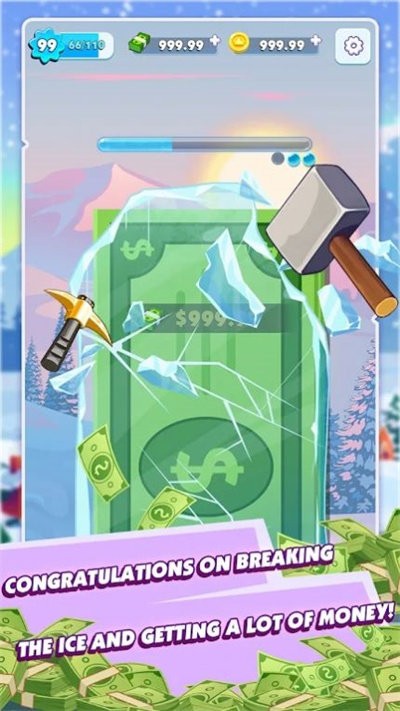 压碎冰块游戏(tapmoneycrushicecube)