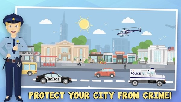 警察公司大亨警察局建设者游戏