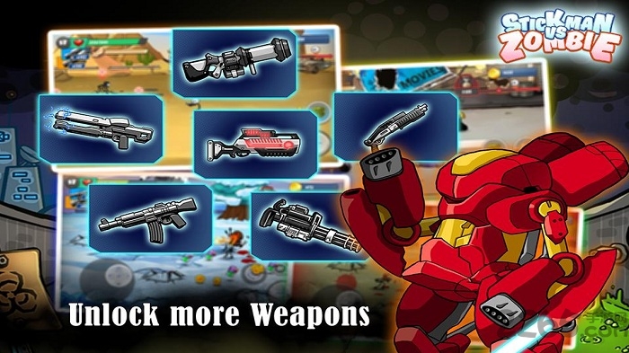 火柴人勇士大战僵尸无限金币版