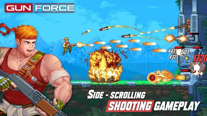 魂斗罗射击竞技游戏(gunforce)
