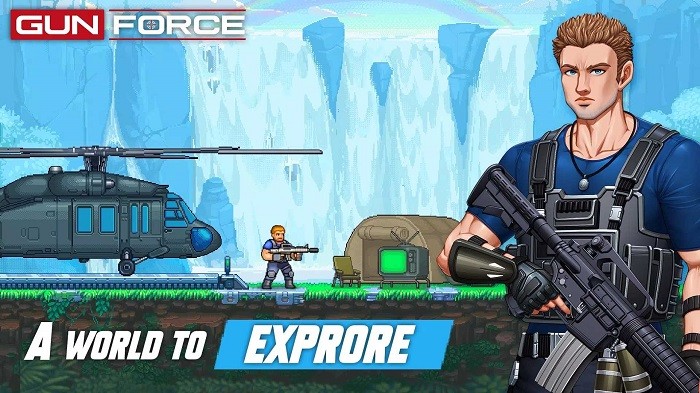 魂斗罗射击竞技游戏(gunforce)