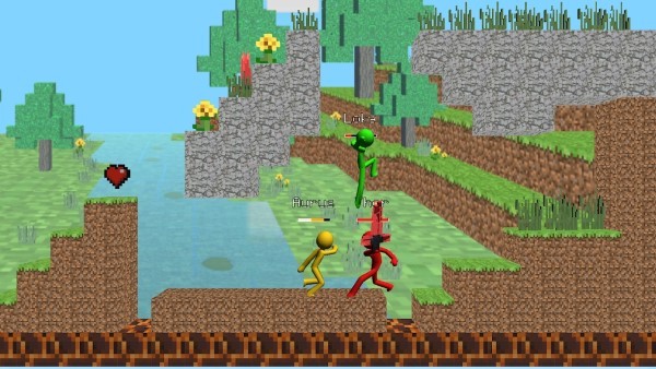 像素世界火柴人战斗免费版(stickman fight)