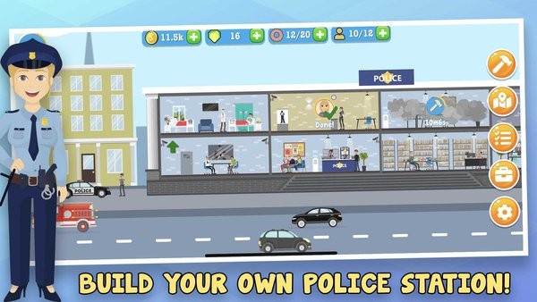 警察公司大亨警察局建设者游戏